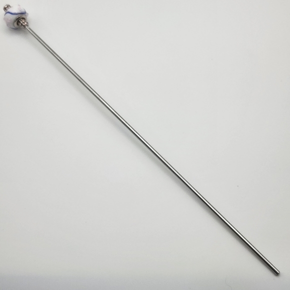 Dot Royale Blushline Stainless Steel Hair Stick Raised Dot Lamp Glass - Picture 6 of 6